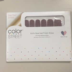 Color Street Black Cherry Bon Bon real nail Polish strips retired